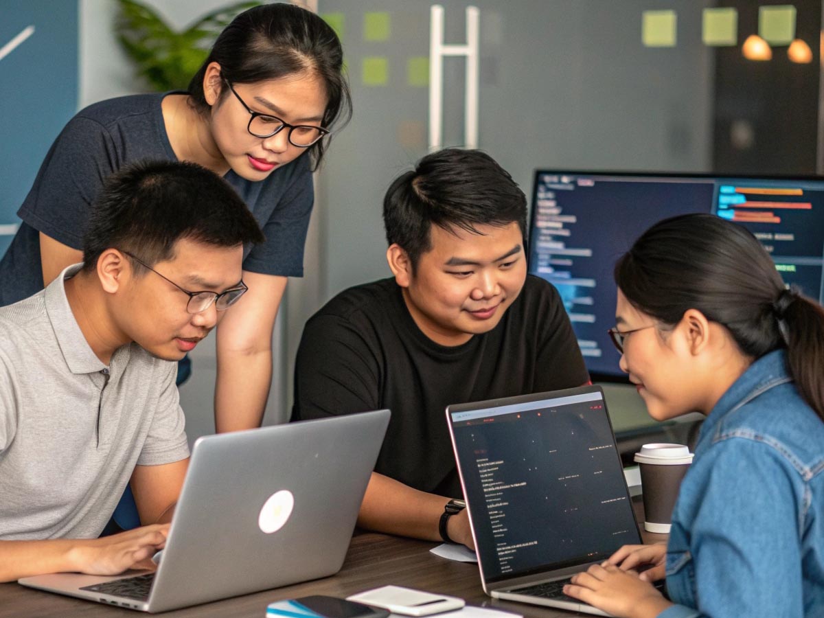 Cebu-based web development team at 88WebForge creating modern responsive websites